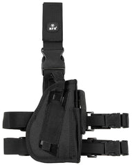 Toc Picior Pistol Dreapta Negru MFH - Reglabil, Curele Detasabile
