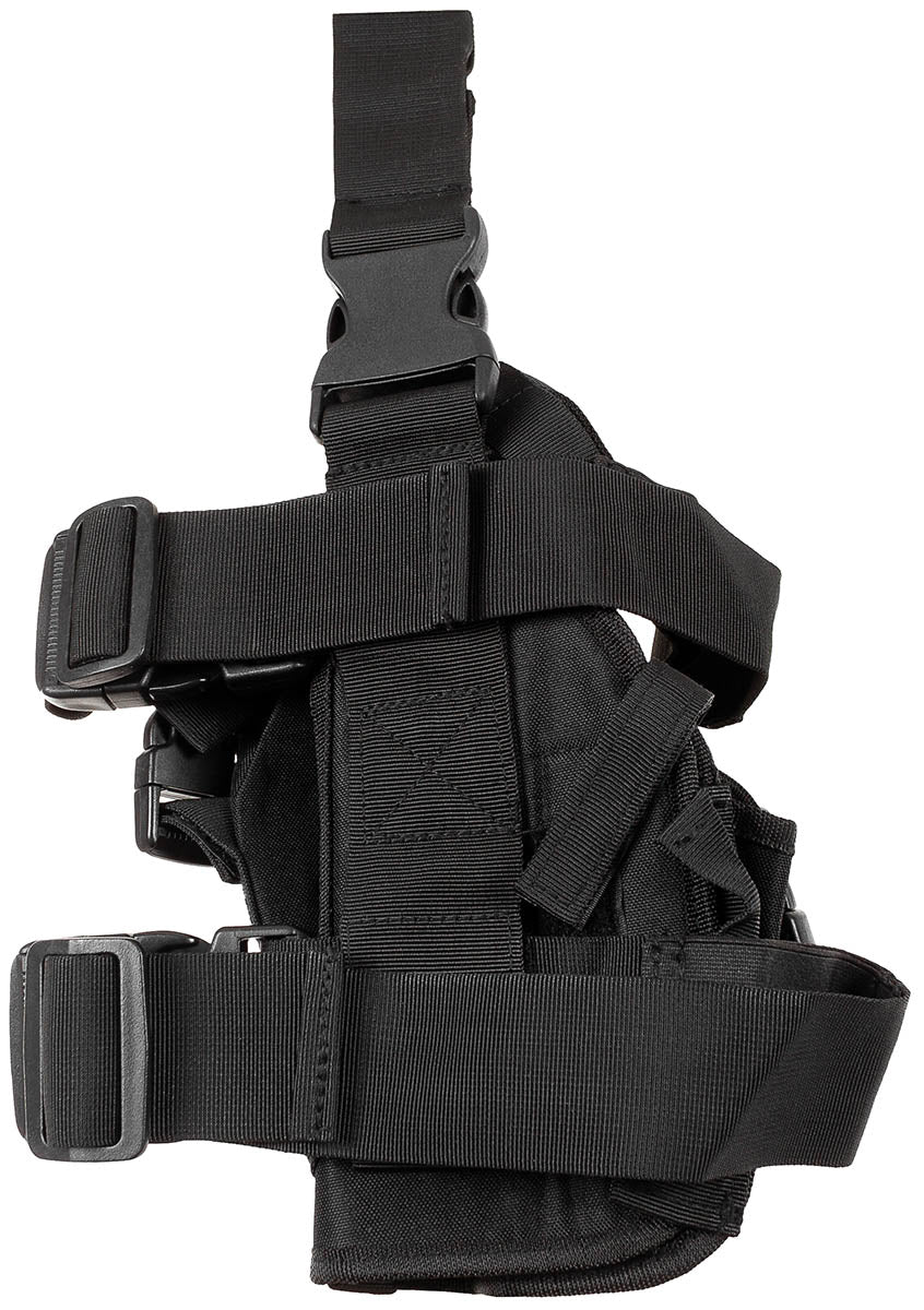 Toc Picior Pistol Negru MFH - Pentru Dreptaci, 2 Curele Reglabile