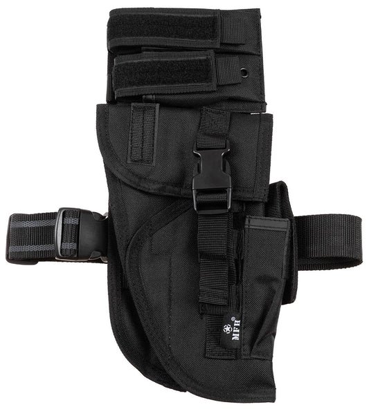 Toc Picior Tactical Negru MFH - Dreptaci, Placă Molle
