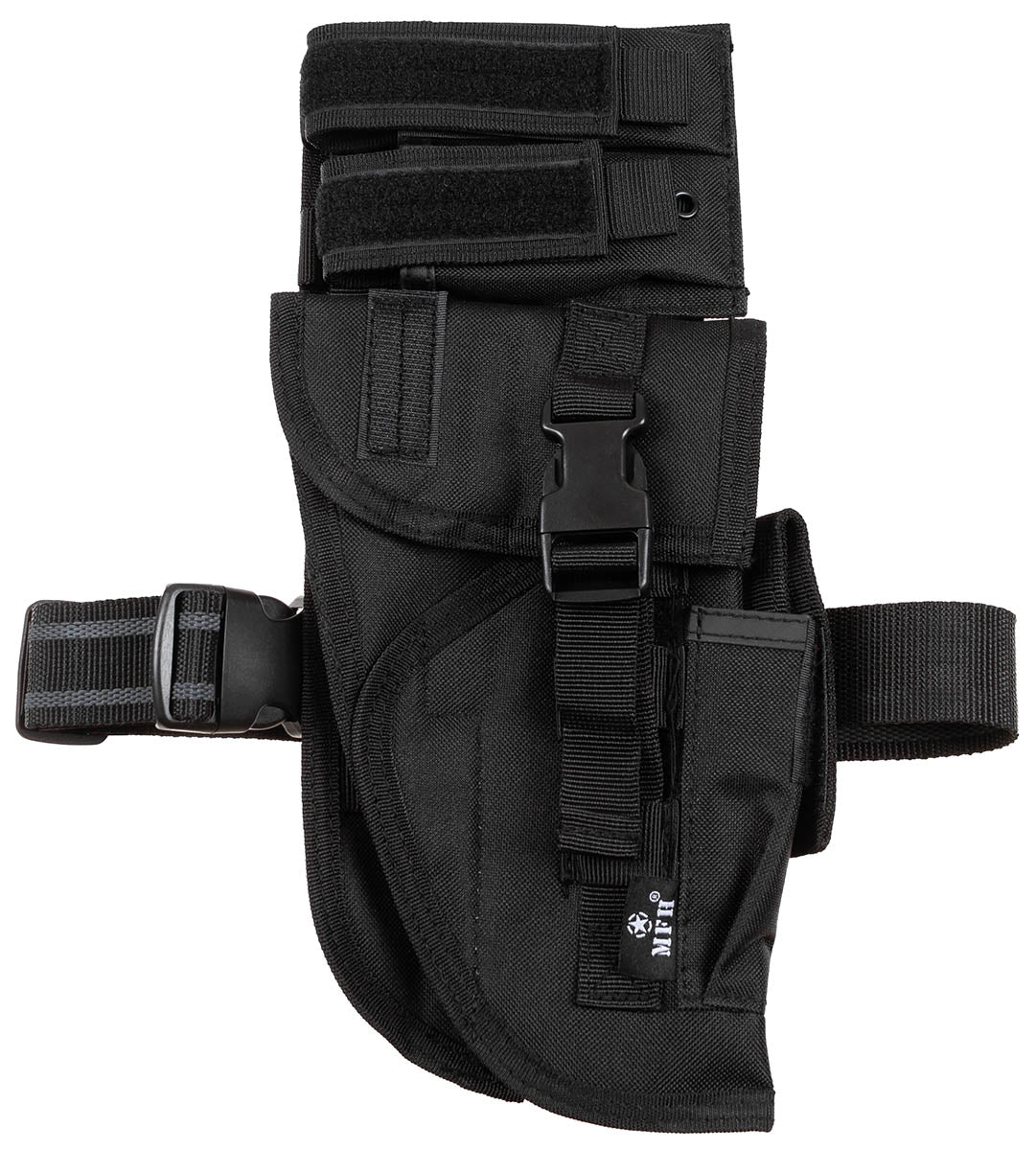 Toc Picior Tactical Negru MFH - Dreptaci, Placă Molle