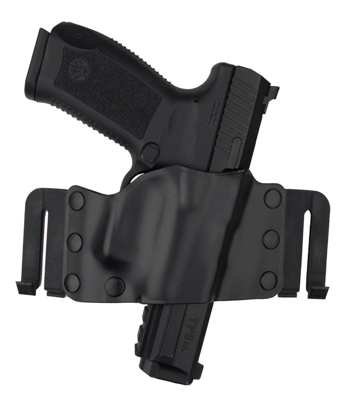 Toc pistol AKAR® SCORPION OWB GLOCK 17 / 19 / 34 / 45, HS 9, HK P30, Beretta PX4, CZ 75, CZ P-09 / P-07 / P-10C semi-universal P1001
