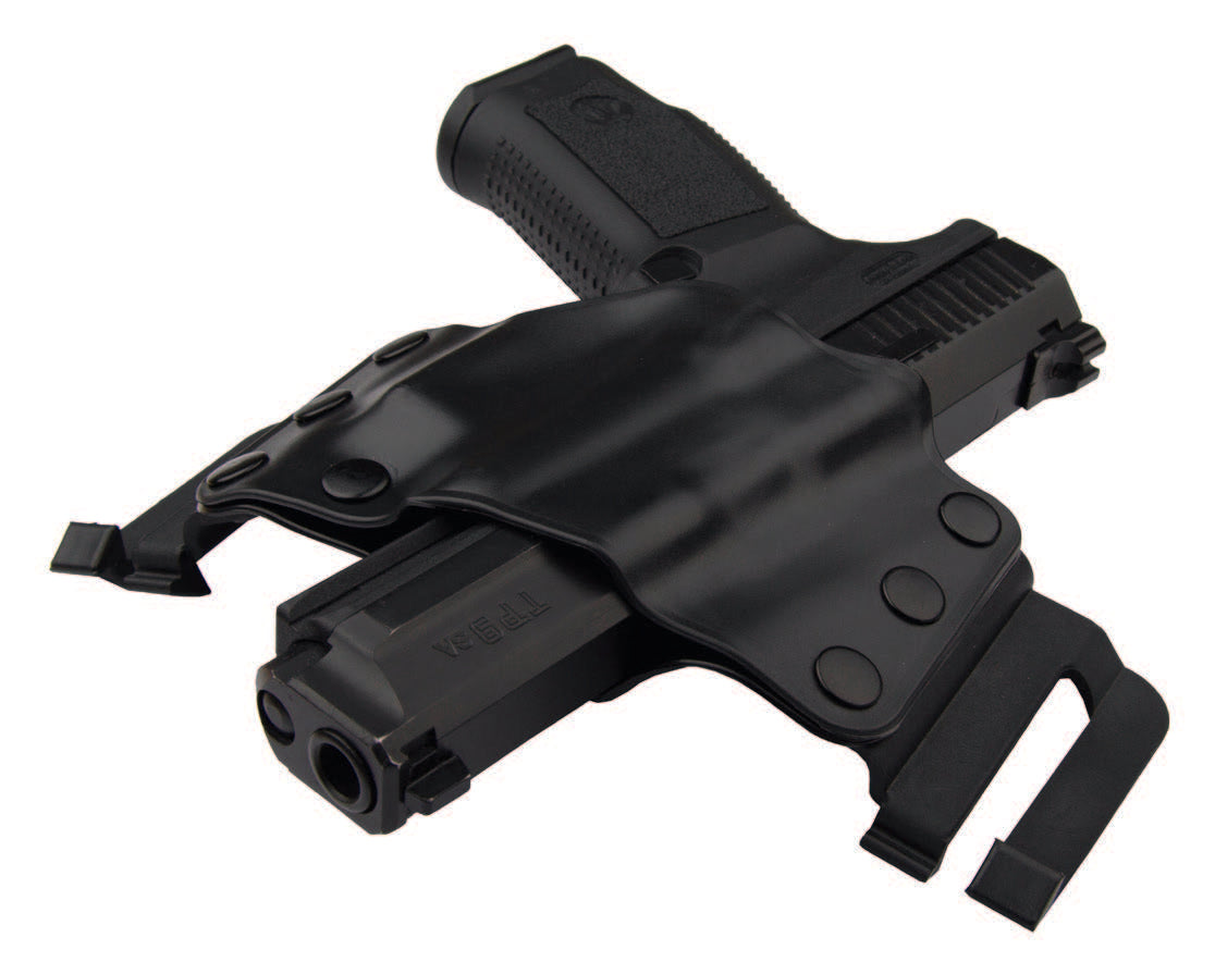 Toc pistol AKAR® SCORPION OWB GLOCK 17 / 19 / 34 / 45, HS 9, HK P30, Beretta PX4, CZ 75, CZ P-09 / P-07 / P-10C semi-universal P1001