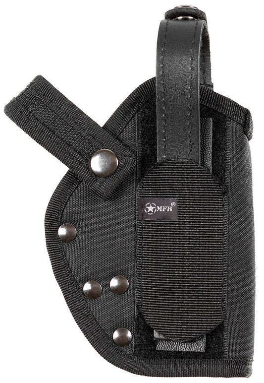 Toc Pistol P1 Dreapta Negru MFH - Pentru dreptaci, Curea max 7cm
