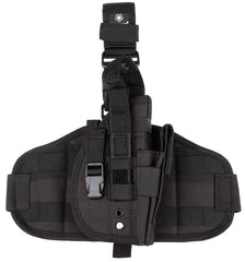 Toc Pistol Picior "MOLLE" Negru MFH - Dreptaci, Prindere MOLLE