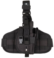 Toc Pistol Picior "MOLLE" Negru MFH - Dreptaci, Prindere MOLLE