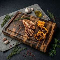 Tocător Stolf Teakholz Schneidbrett Supreme Herbertz - Teak, 30x20 cm, Elegant