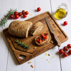 Tocător Teakholz Schneidbrett Elegance Culinary Herbertz - Teak, Durabil & Elegant