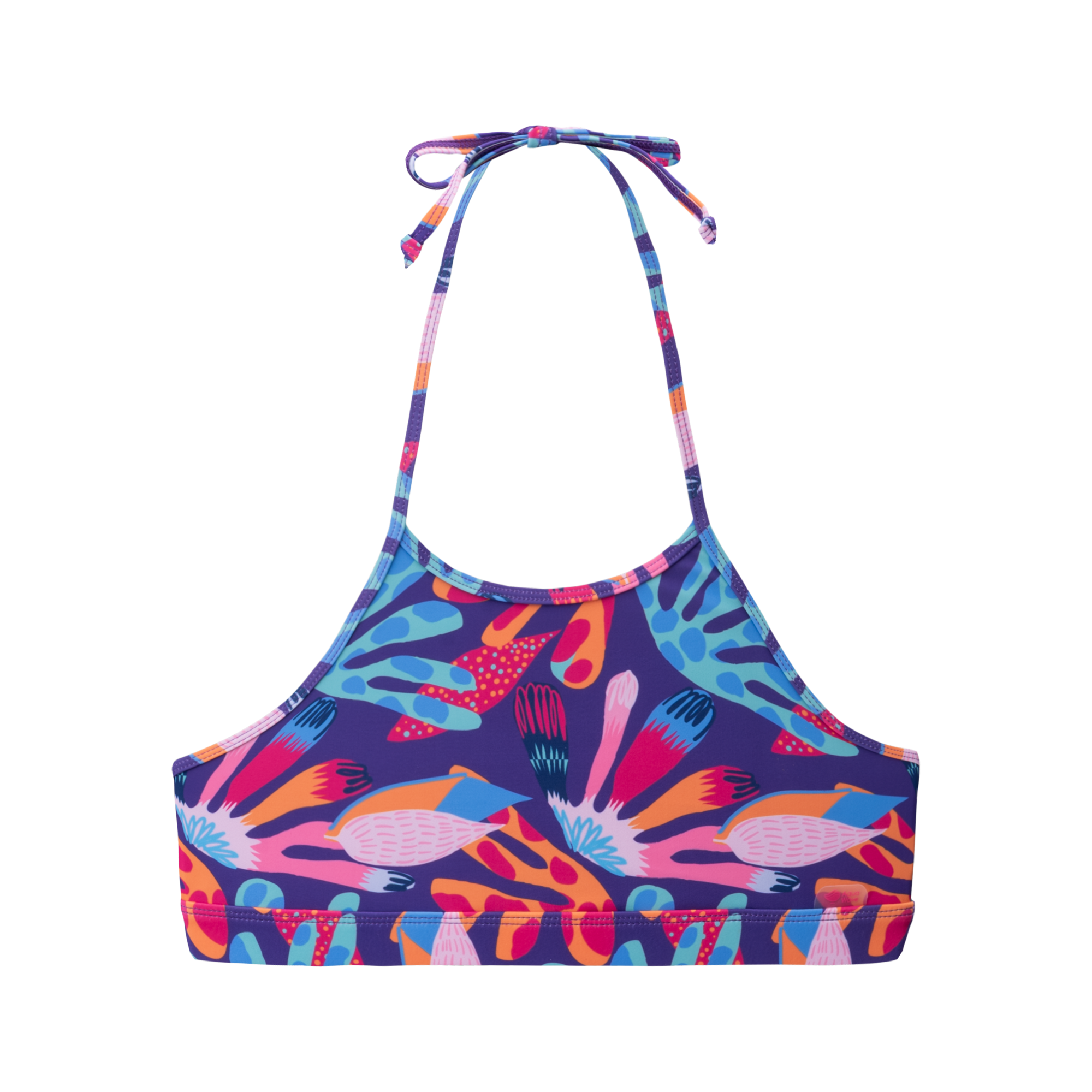 Top Bikini Fete ANANA TOP JR AQUAWAVE - Rezistent la Clor, Uscare Rapidă - 1