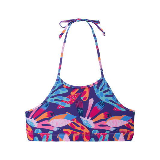 Top Bikini Fete ANANA TOP JR AQUAWAVE - Rezistent la Clor, Uscare Rapidă - 1
