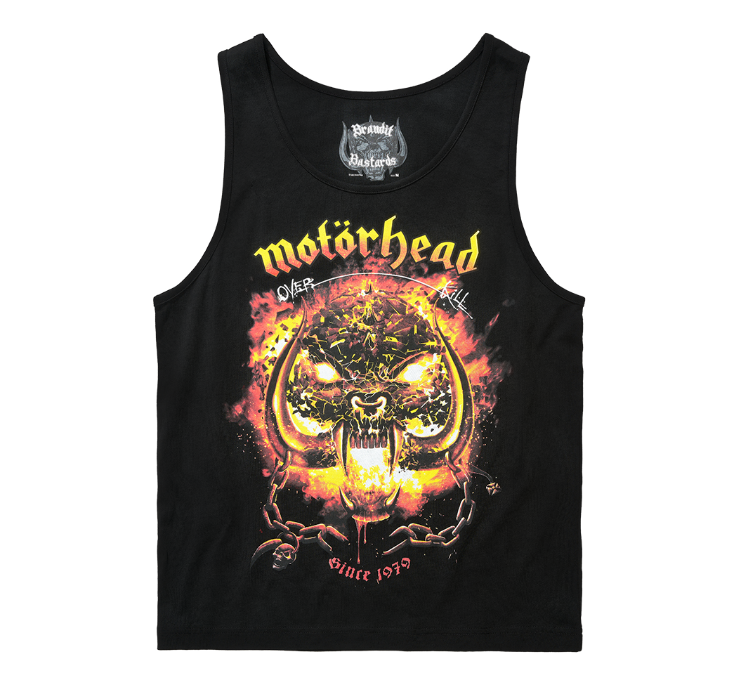 Top Motörhead Tank Overkill Negru Brandit - Stil Rock Autentic