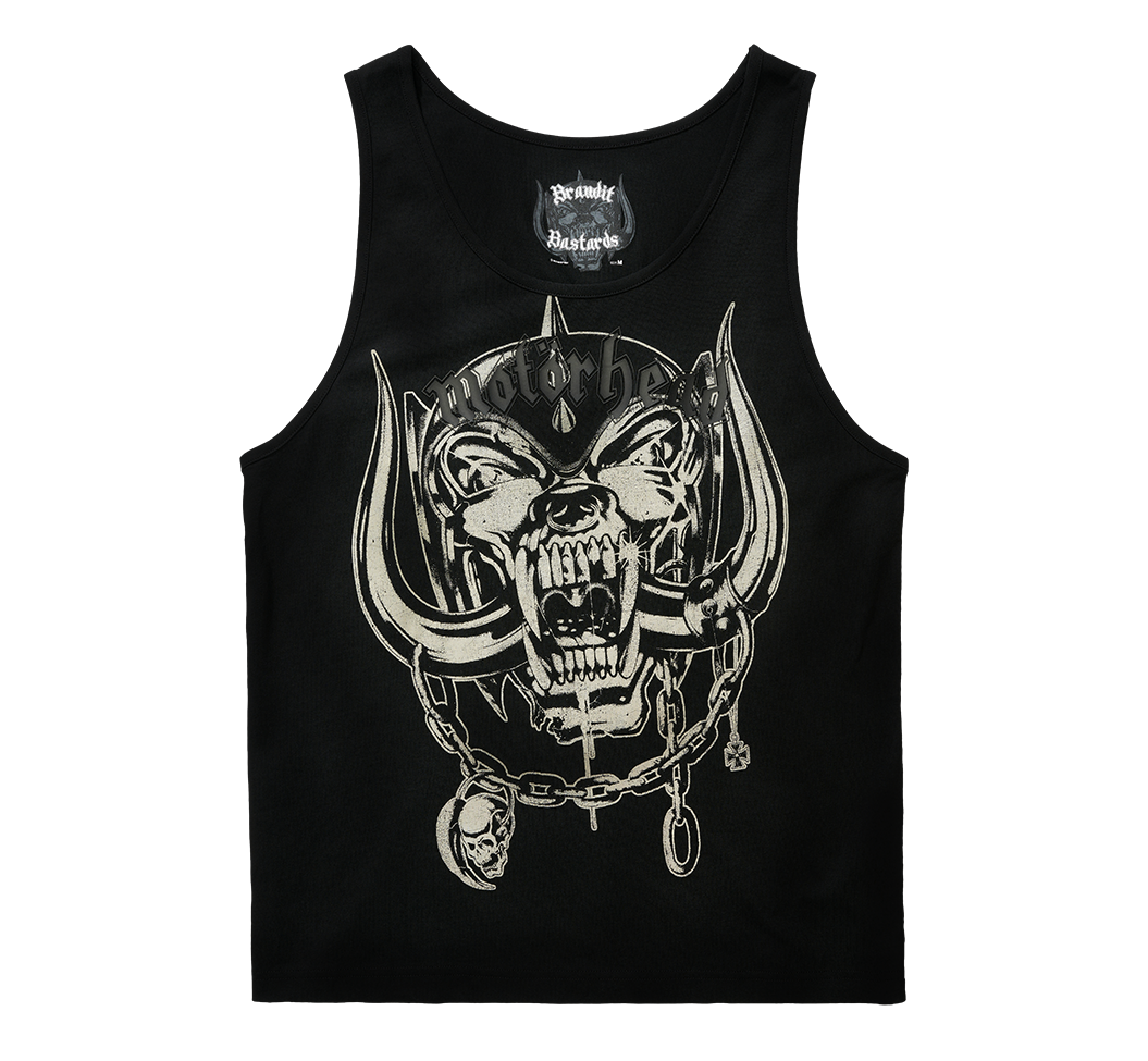 Top Motörhead Tank Warpig Negru Brandit - Stil Rock Autentic