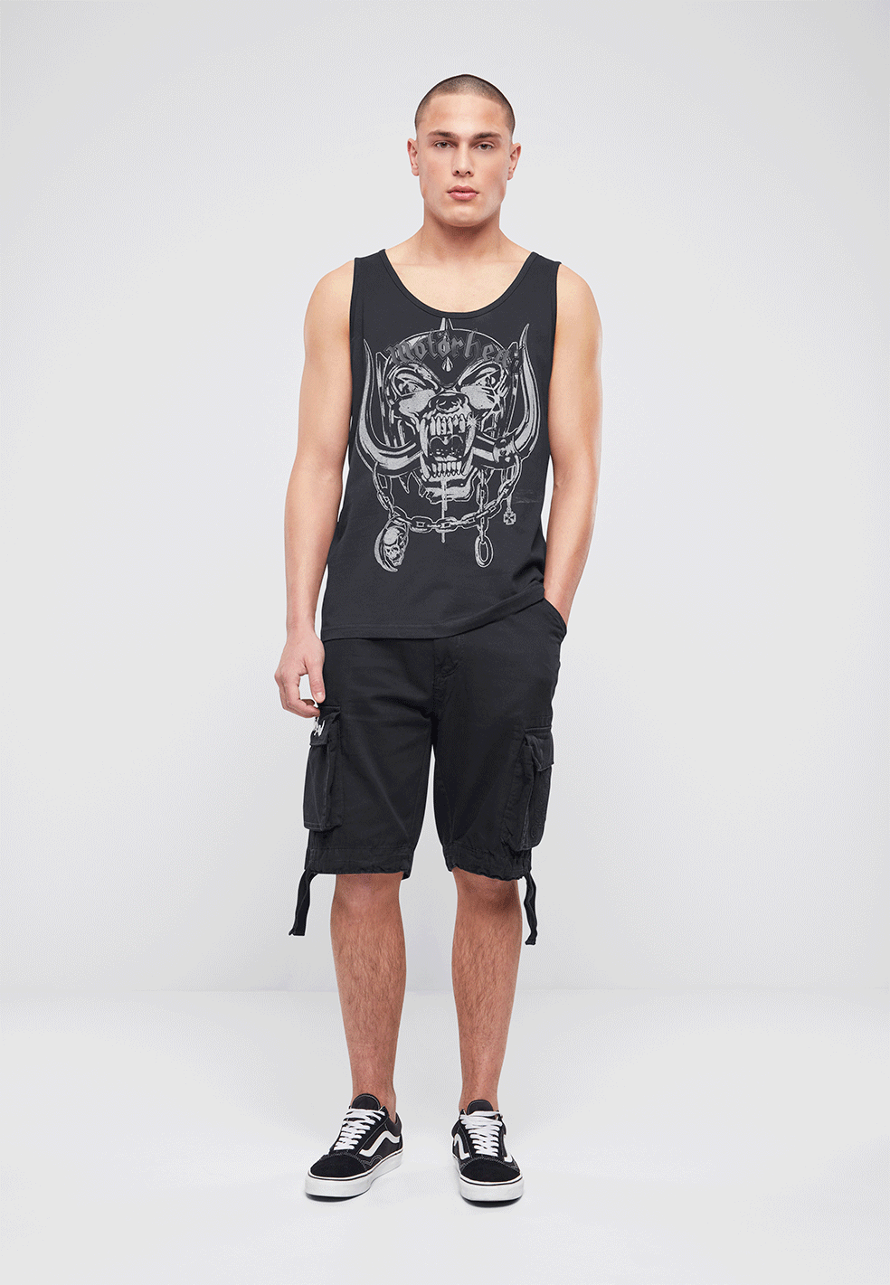 Top Motörhead Tank Warpig Negru Brandit - Stil Rock Autentic