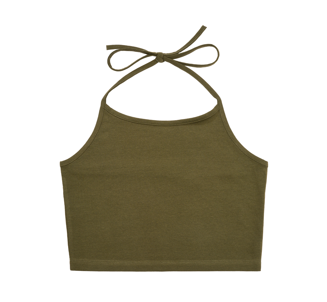Top Neckholder Olive Dama Brandit - Versatilitate Urbana