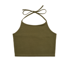 Top Neckholder Olive Dama Brandit - Versatilitate Urbana