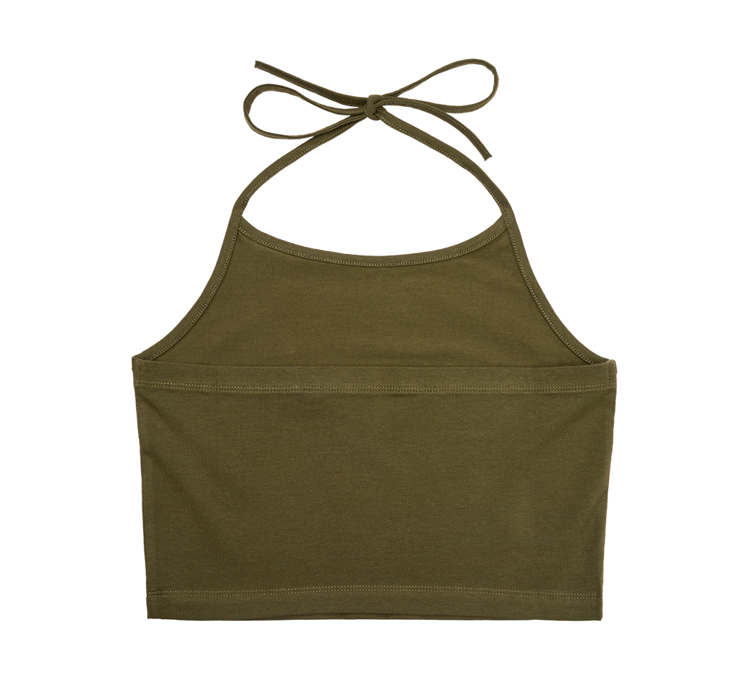 Top Neckholder Olive Dama Brandit - Versatilitate Urbana