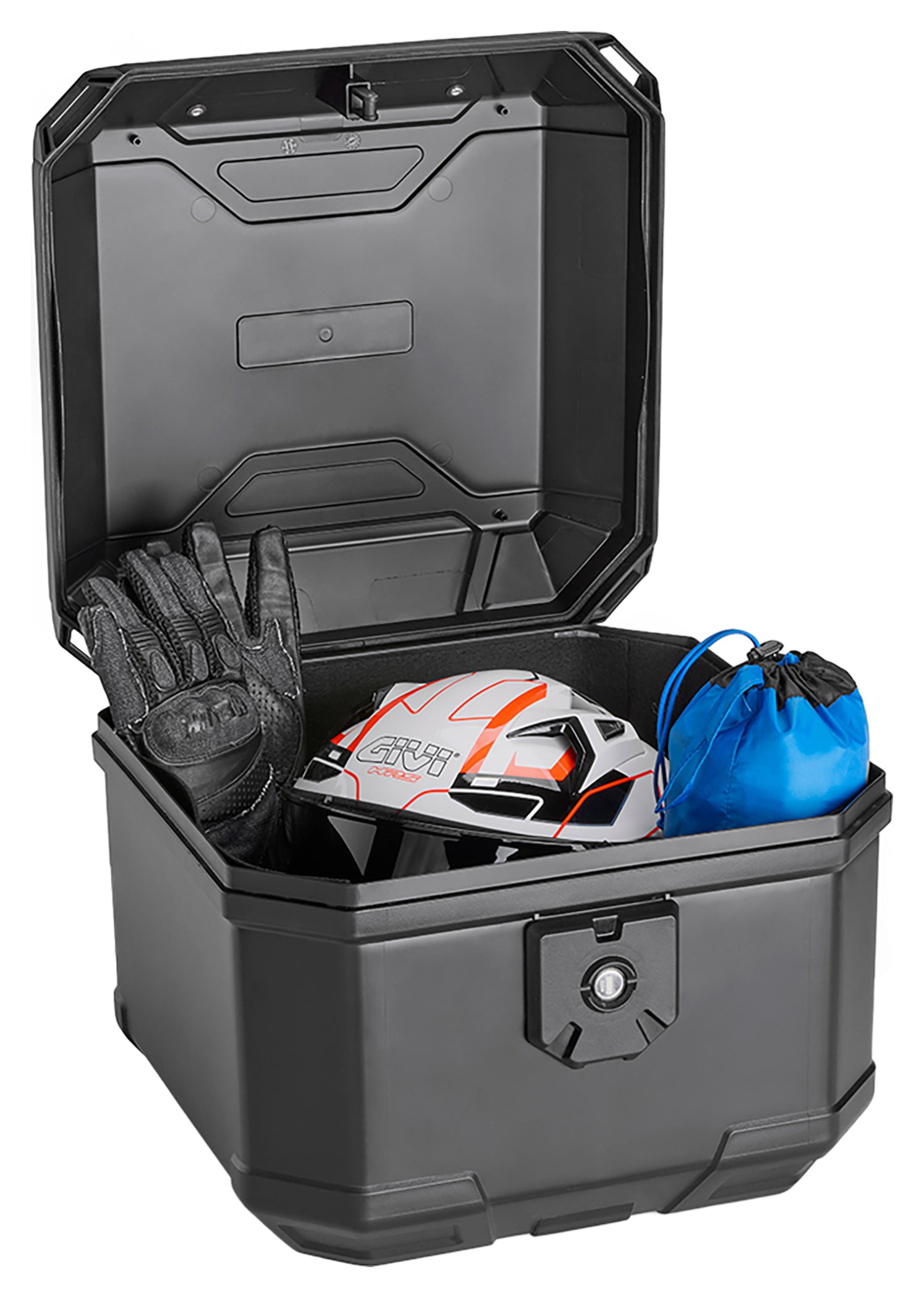 Topcase Bernina Monolock 38L Givi - Tehnopolimer, Aluminiu