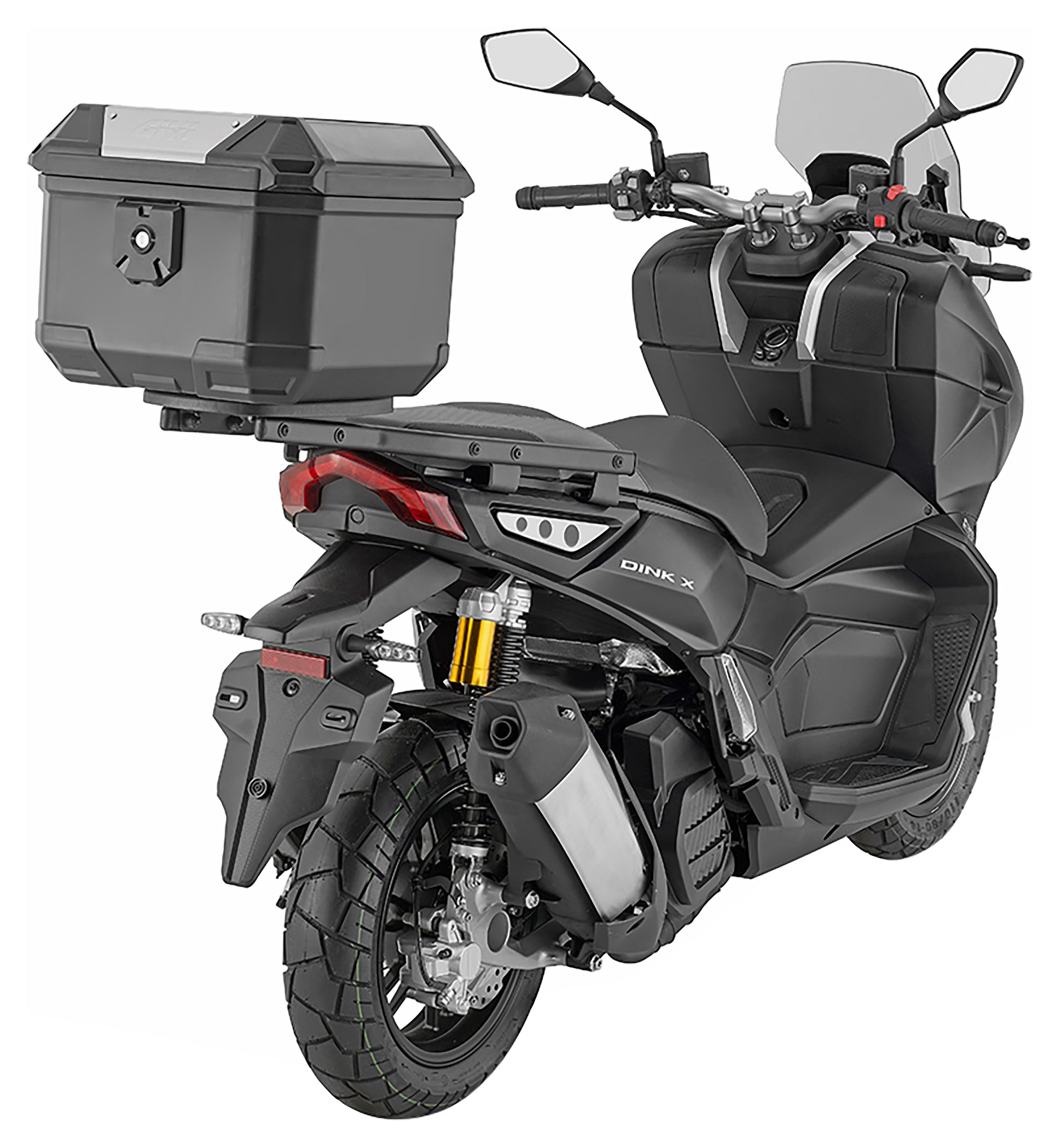 Topcase Bernina Monolock 38L Givi - Tehnopolimer, Aluminiu
