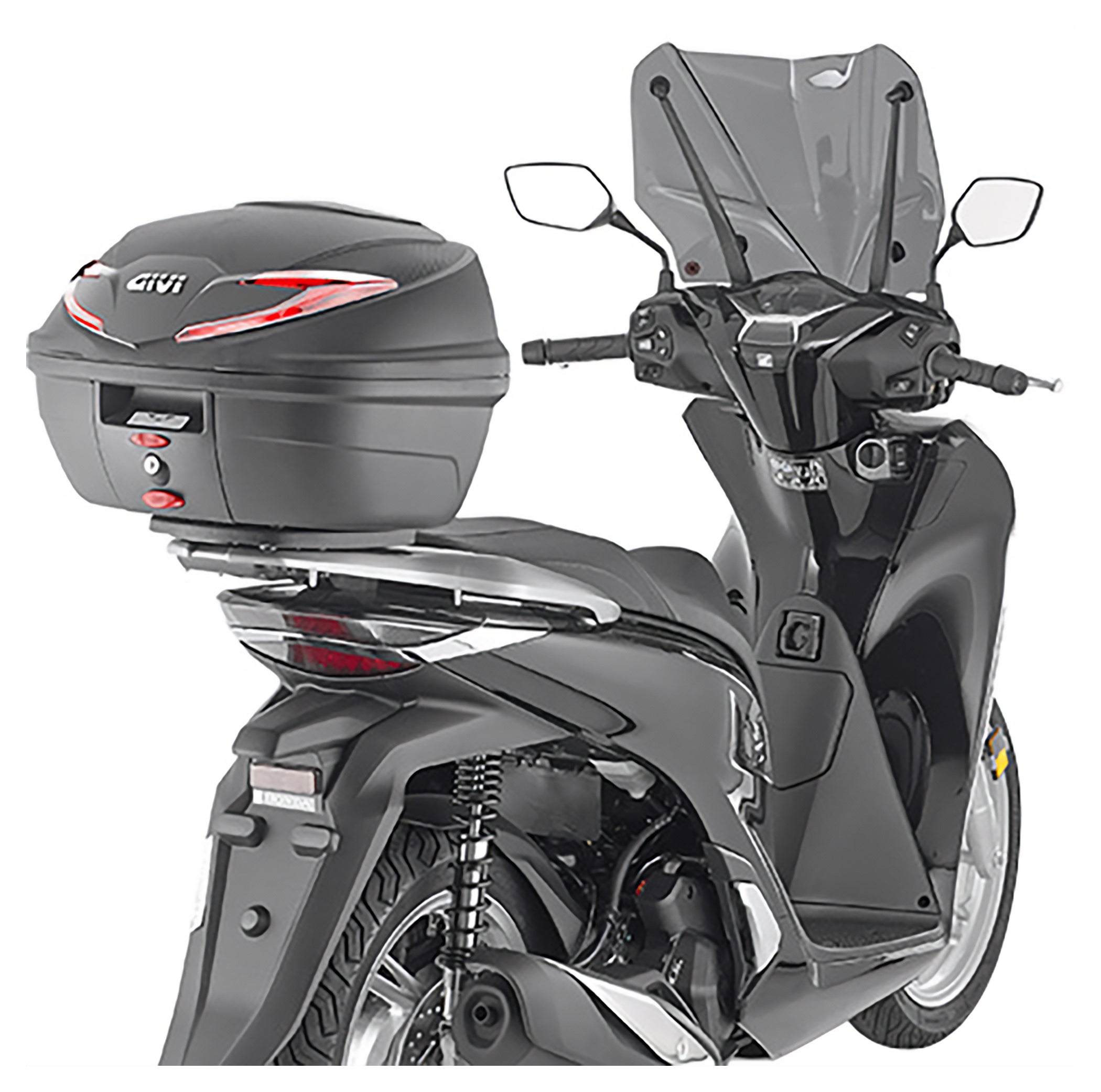 Topcase GIVI B360N2 Monolock 36L - Roșu, Universal