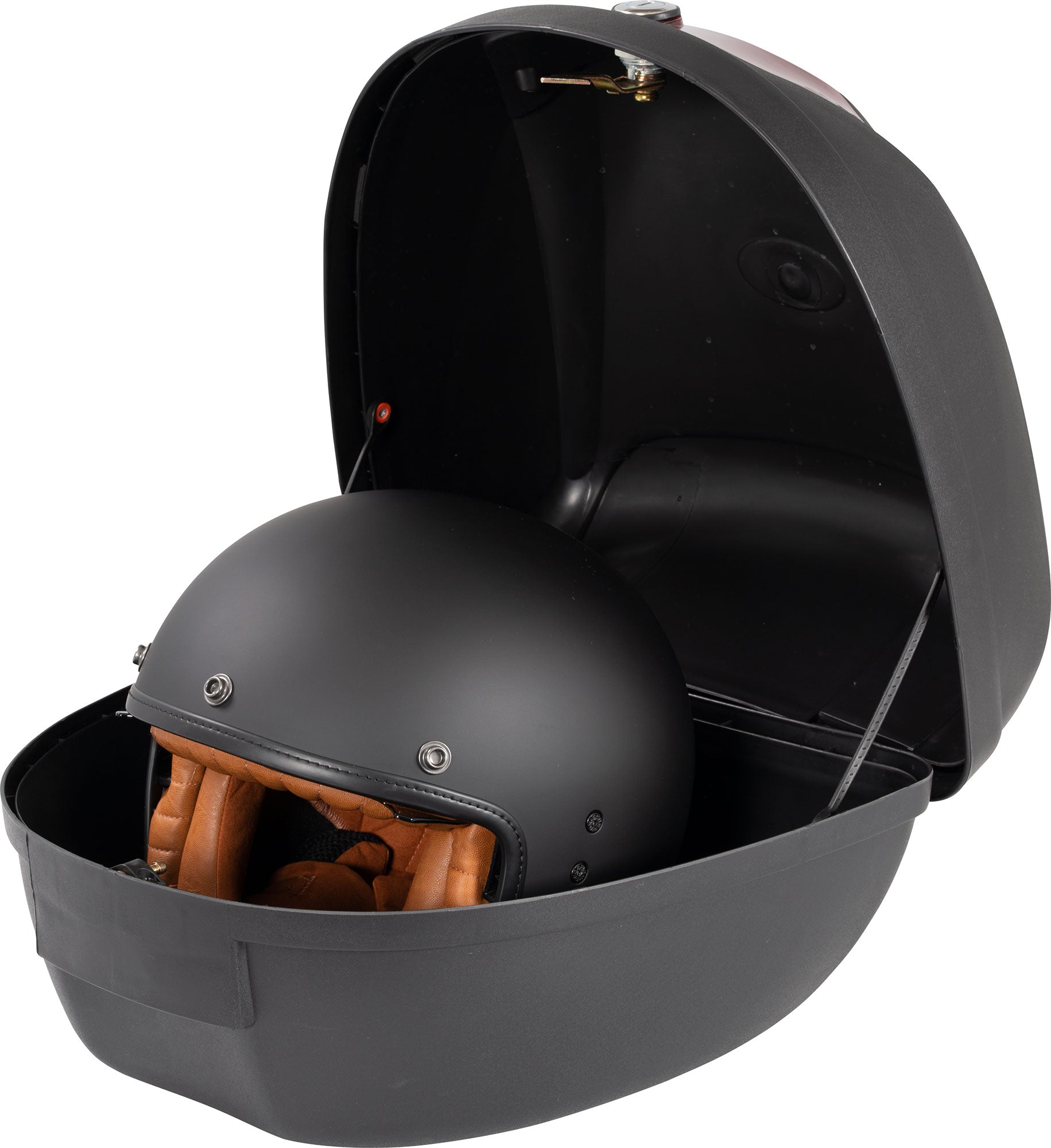 Topcase Moto 28 Litri saito - Universal, Reflector Roșu