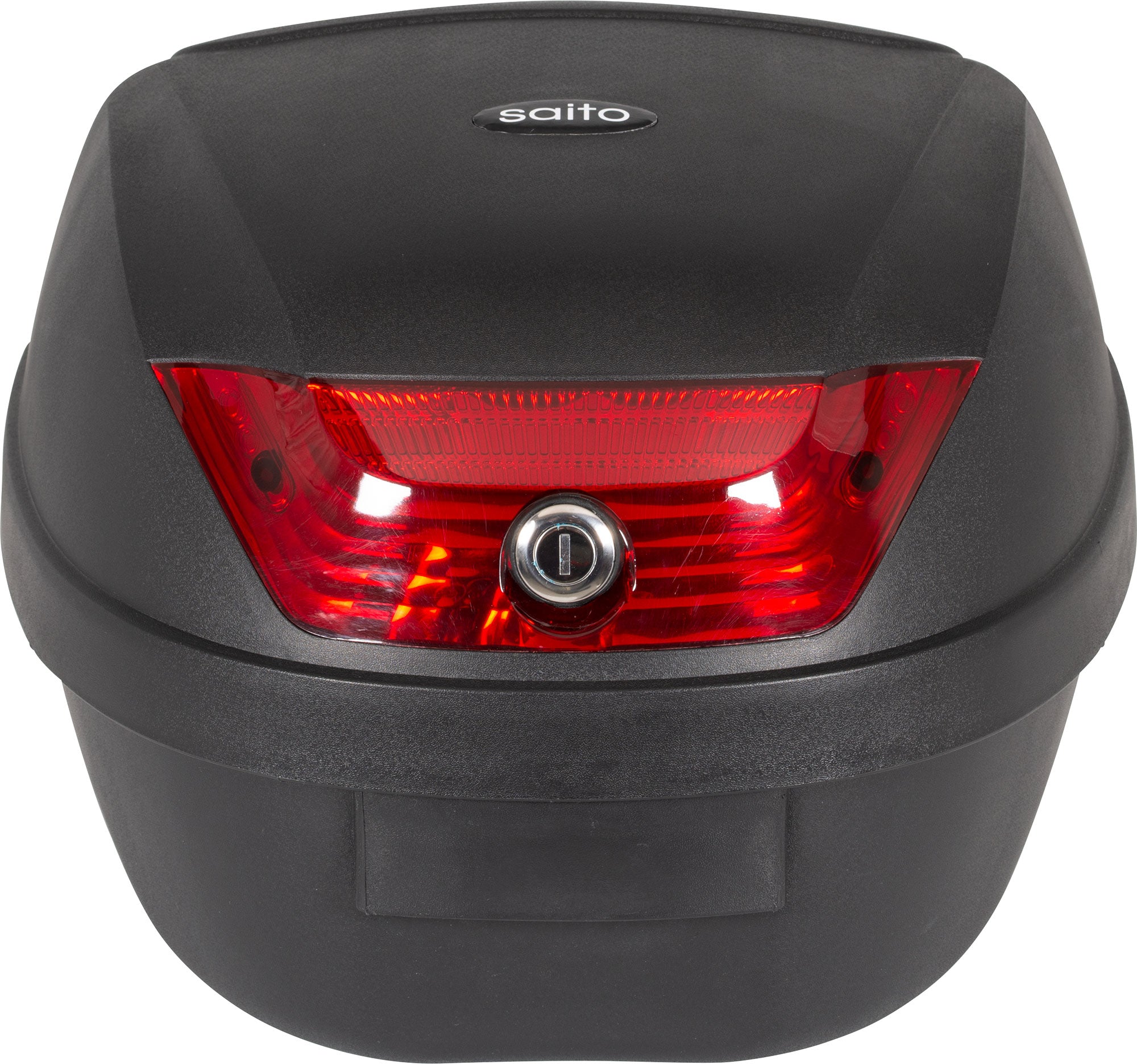 Topcase Moto 28 Litri saito - Universal, Reflector Roșu