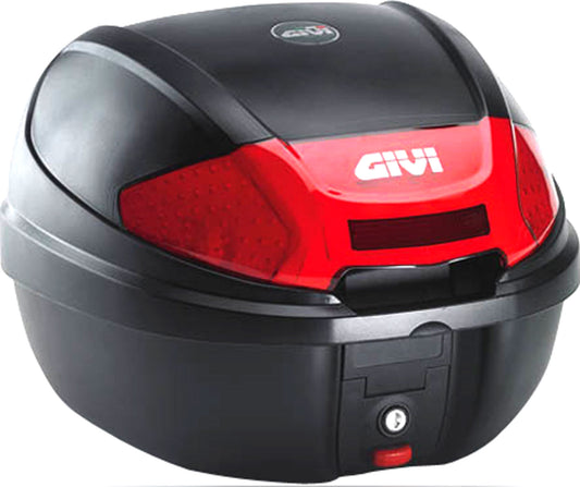 Topcase Moto GIVI E300 - 30L, Monolock, Negru