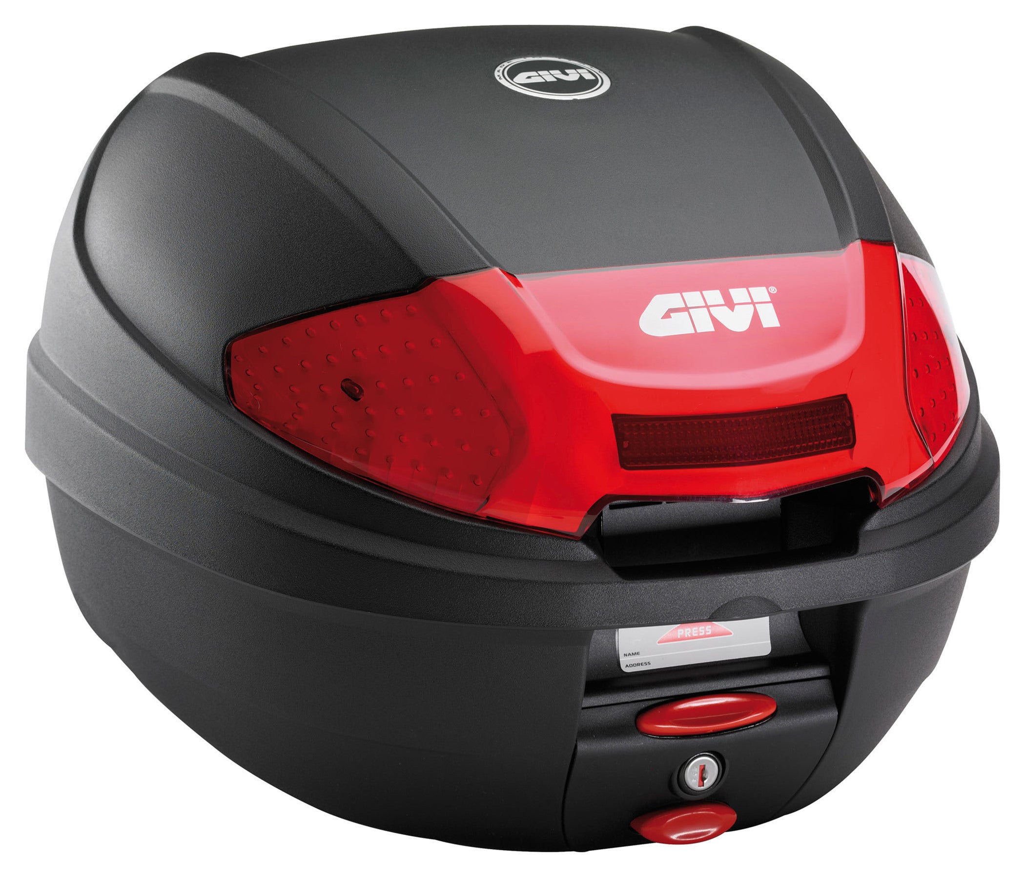 Topcase Moto GIVI E300 - 30L, Monolock, Negru