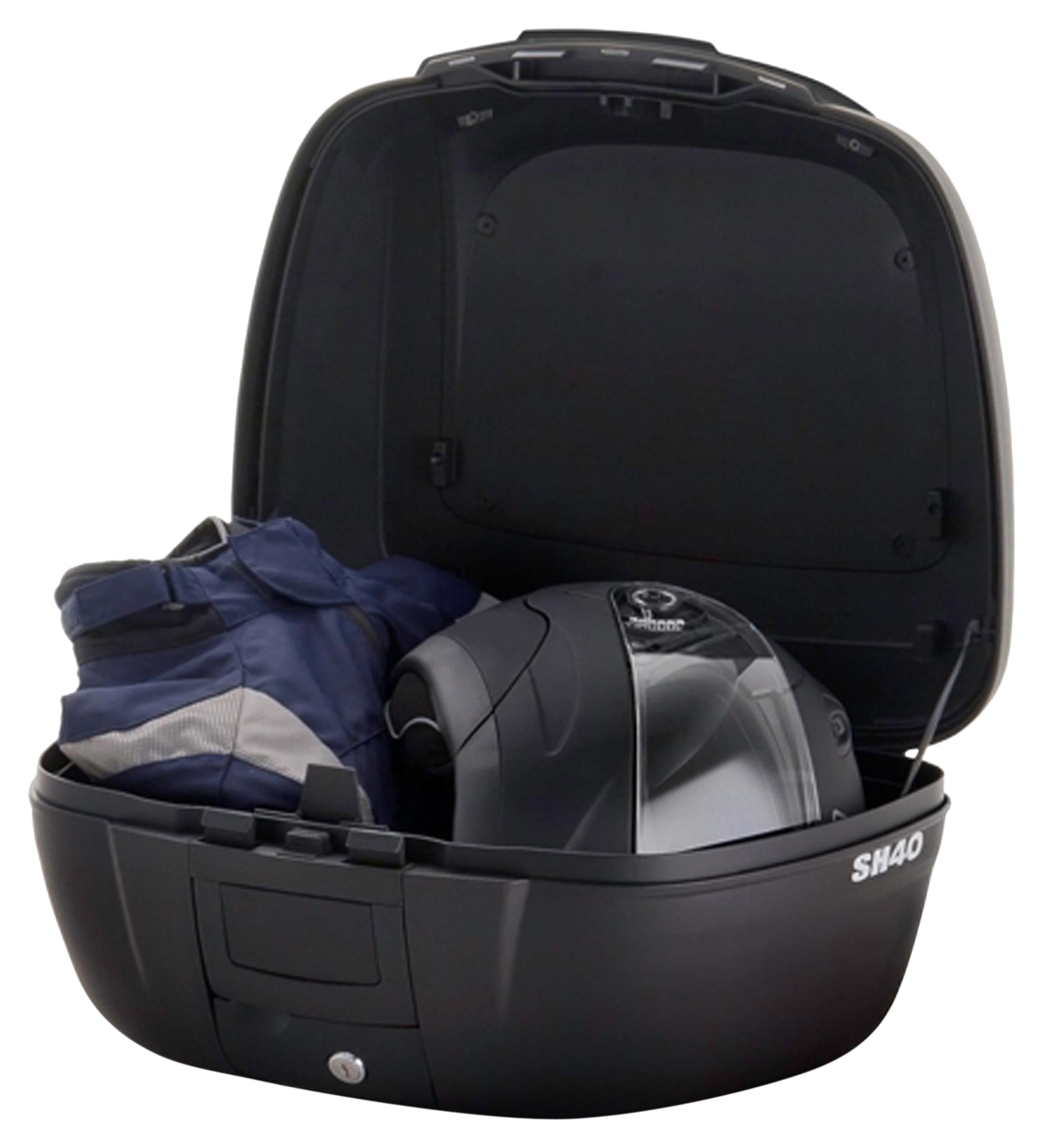 Topcase SH40 Alu Look 40L Shad - 2 căști, Sistem Handle Lock