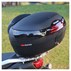 Topcase SH46 SHAD Negru - Spațiu 2 Căști Integrale, Sistem Handle Lock