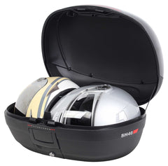 Topcase SH46 SHAD Negru - Spațiu 2 Căști Integrale, Sistem Handle Lock