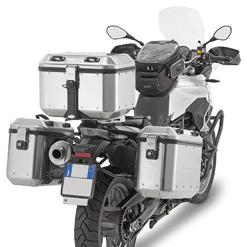 Topcase Trekker 46 Dolomiti Givi - Aluminiu, 46L, Monokey