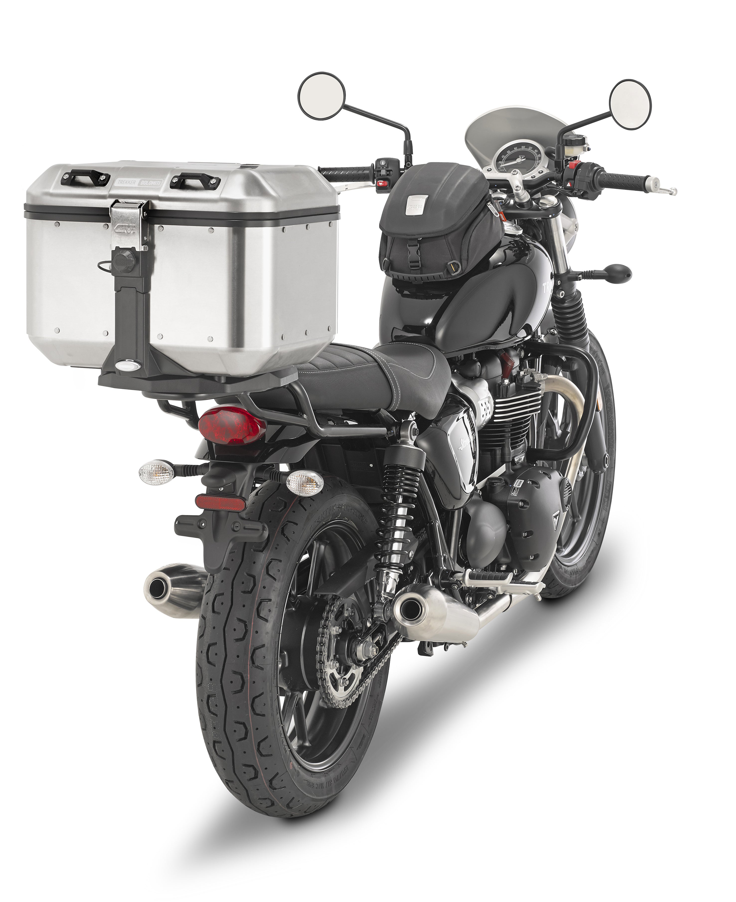 Topcase Trekker 46 Dolomiti Givi - Aluminiu, 46L, Monokey