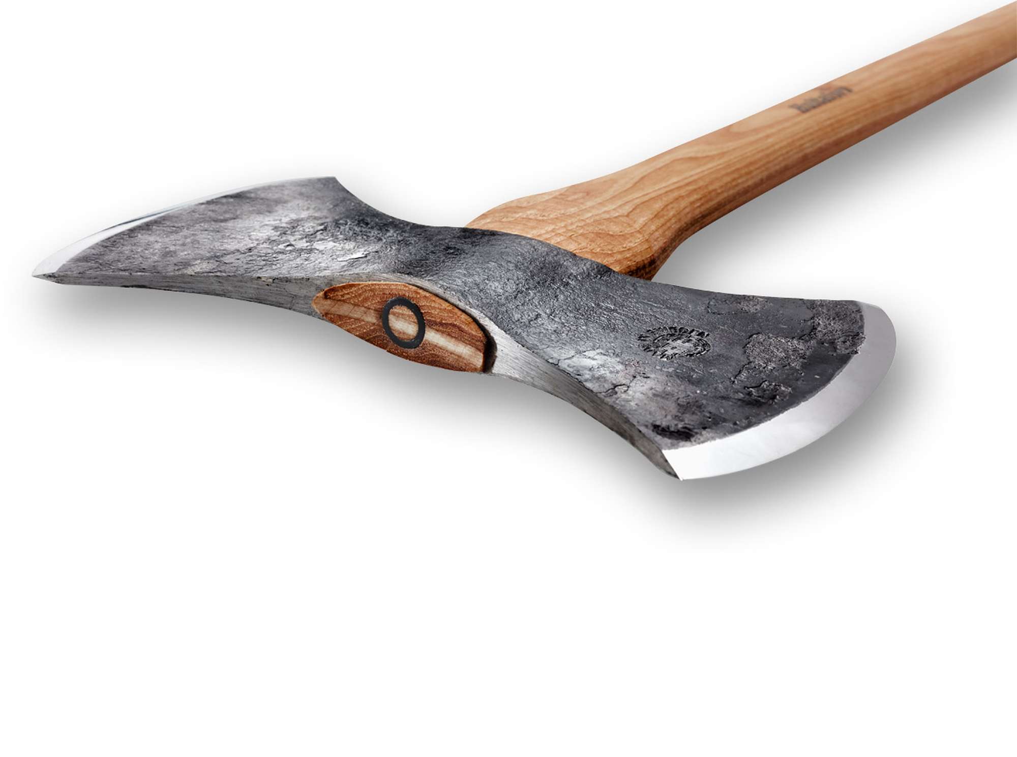 Topor Hultafors Premium Throwing Axe Wetterhall 1.6 Boker- Forjat manual, Maner Hickory