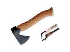 Topor Karesuando Metsämies Hätä High Carbon Boker- Set Bushcraft, Design Robust