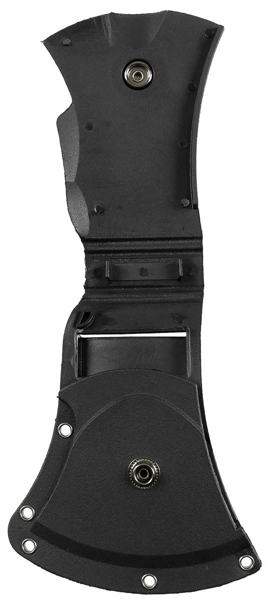 Topor Oțel Turnat cu Mâner Cauciuc MFH - Lungime 29cm, 690g