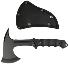 Topor Tactic Tomahawk "Comox" Negru MFH - Oțel 3Cr13, Mâner G10