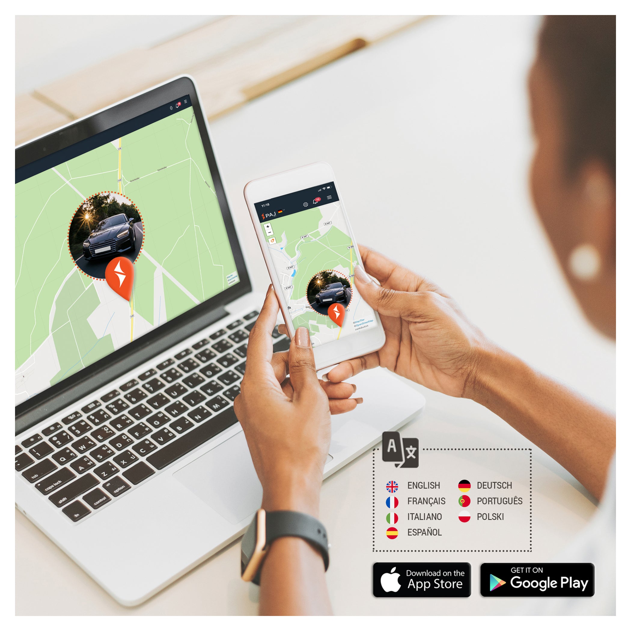 Tracker GPS Moto 4G PAJ Vehicle Finder 2.0 - Antifurt Avansat