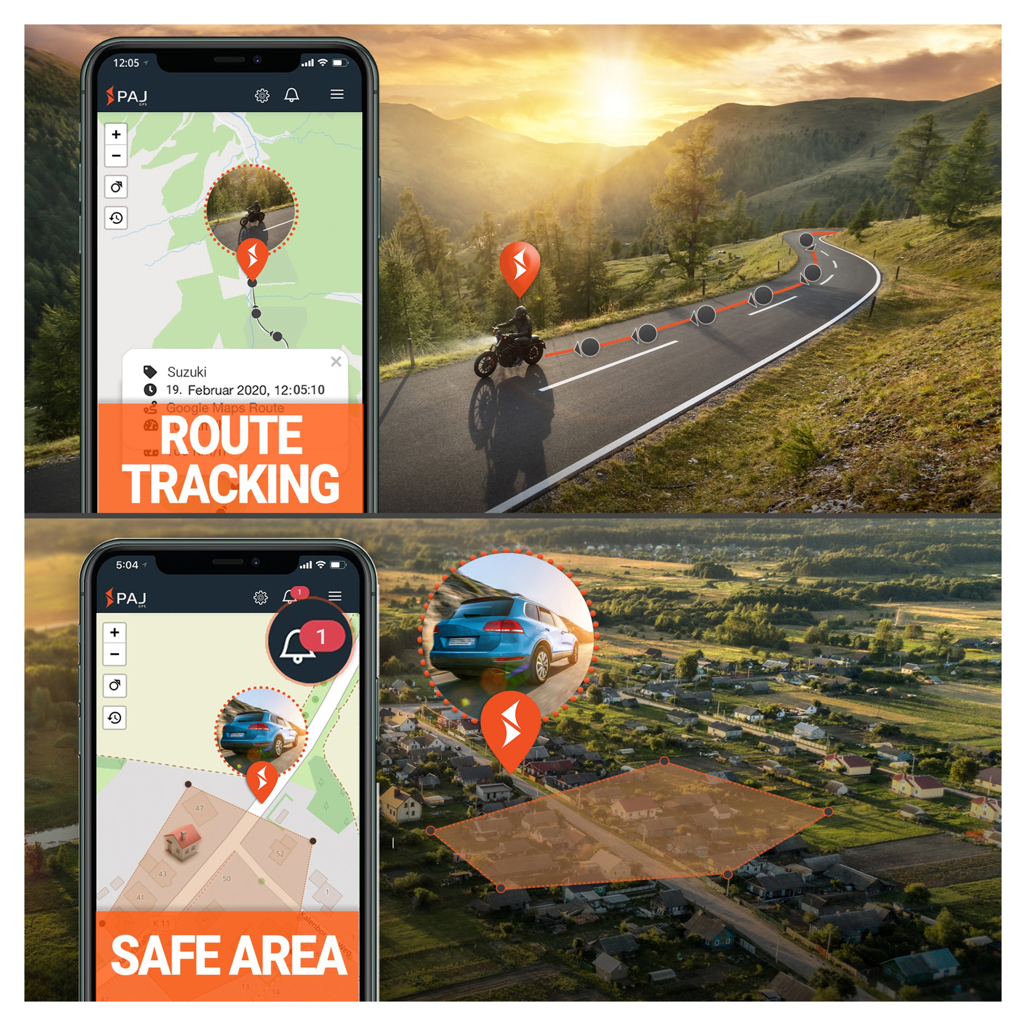 Tracker GPS Moto 4G PAJ Vehicle Finder 2.0 - Antifurt Avansat
