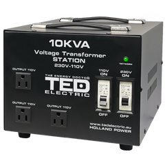 Transformator Tensiune 10kVA/8000W TED Electric - 220V/110V Reversibil - 2