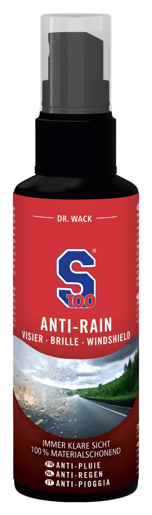 Tratament Anti-Ploaie S100 Anti-Rain - Vizibilitate Clară