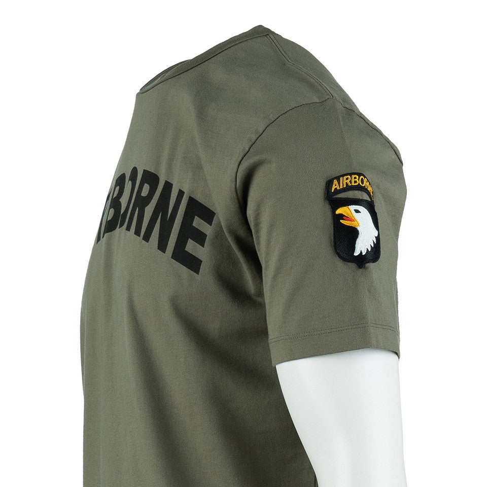 Tricou 101st Airborne Premium Verde - Stil Militar Autentic și Durabil
