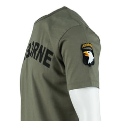 Tricou 101st Airborne Premium Verde - Stil Militar Autentic și Durabil