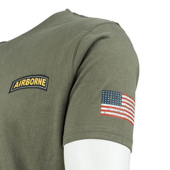 Tricou 101st Airborne Roundel Verde - Onorează Moștenirea, Poartă Rezistența