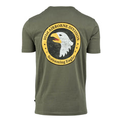 Tricou 101st Airborne Roundel Verde - Onorează Moștenirea, Poartă Rezistența