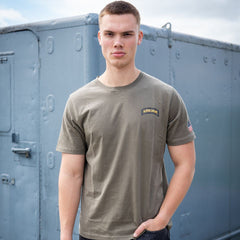 Tricou 101st Airborne Roundel Verde - Onorează Moștenirea, Poartă Rezistența