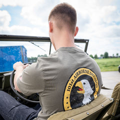 Tricou 101st Airborne Roundel Verde - Onorează Moștenirea, Poartă Rezistența
