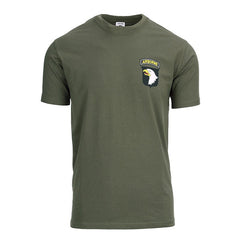 Tricou 101st Airborne Verde - Rezistență și Spirit Tactic