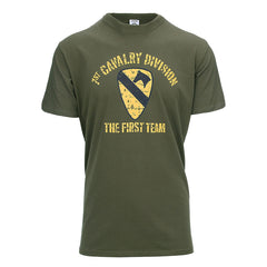 Tricou 1st Cavalry Division Verde Fostex - Autenticitate & Confort Tactic
