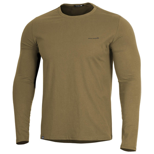 Tricou Ageron 2.0 Long Arm Shirt Coyote Pentagon Tactical - Confort Absolut și Rezistență Robustă