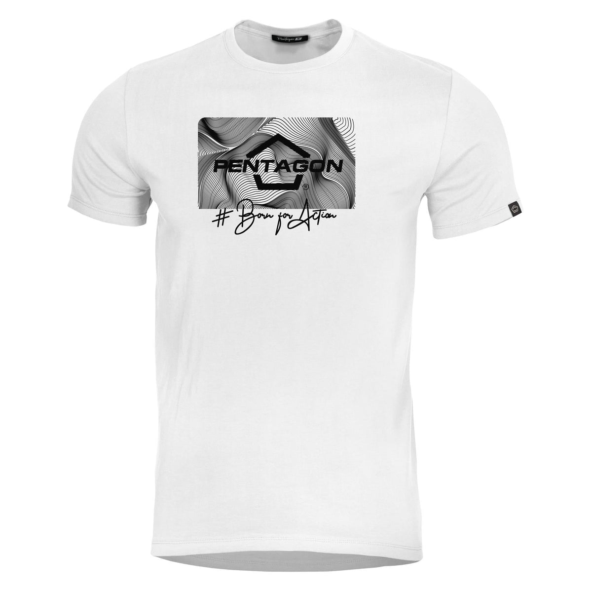 Tricou Ageron Contour -Co White Pentagon Tactical - Performanță și Ventilație Optimă în orice Mediu