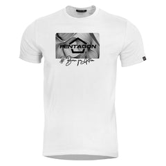 Tricou Ageron Contour -Co White Pentagon Tactical - Performanță și Ventilație Optimă în orice Mediu
